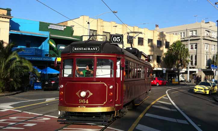 Yarra Trams Class W restaurant car 964